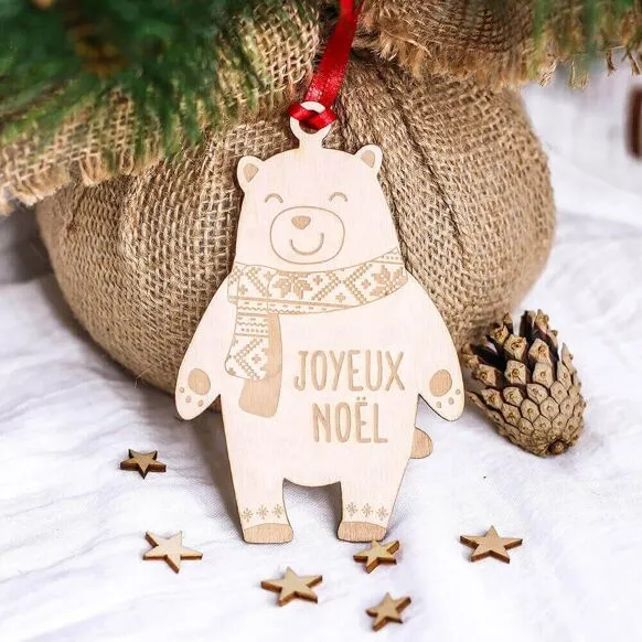 Boule De Noël - L'ours Joyeux Noël