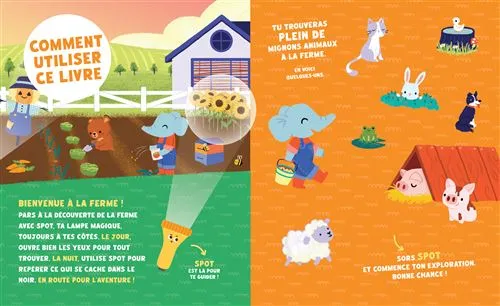 Livre Cherche & Trouve Jour & Nuit – À la ferme