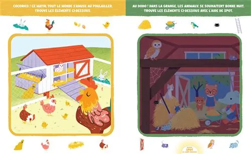Livre Cherche & Trouve Jour & Nuit – À la ferme