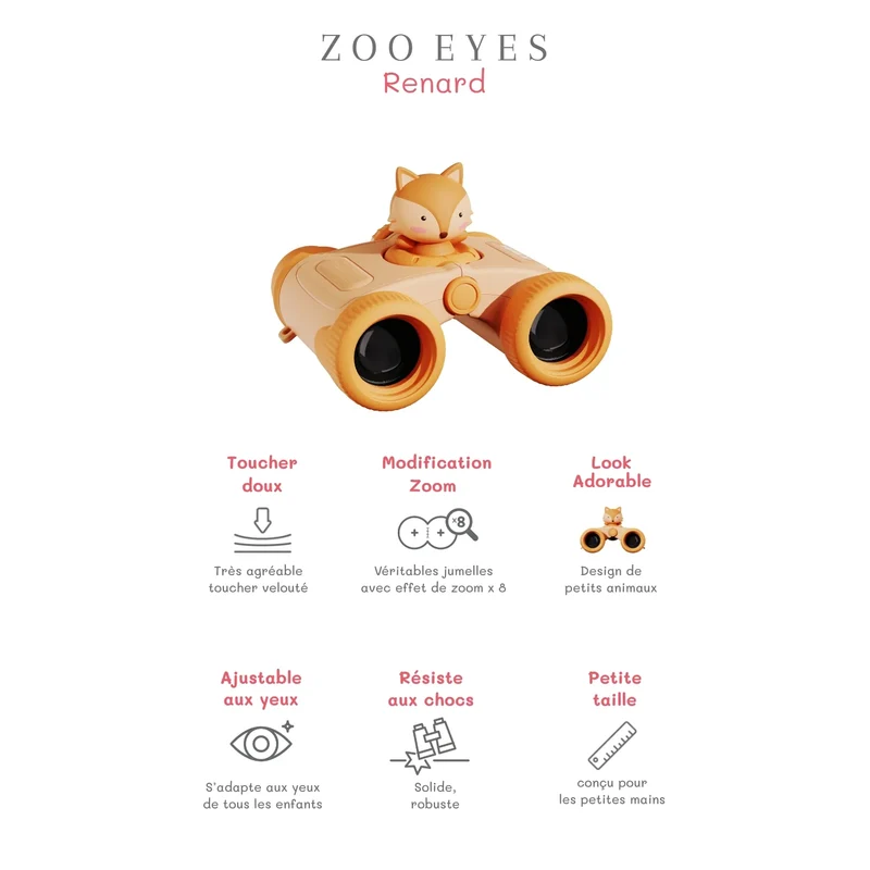 Jumelles enfant Zoo Eyes Renard – The Zoofamily