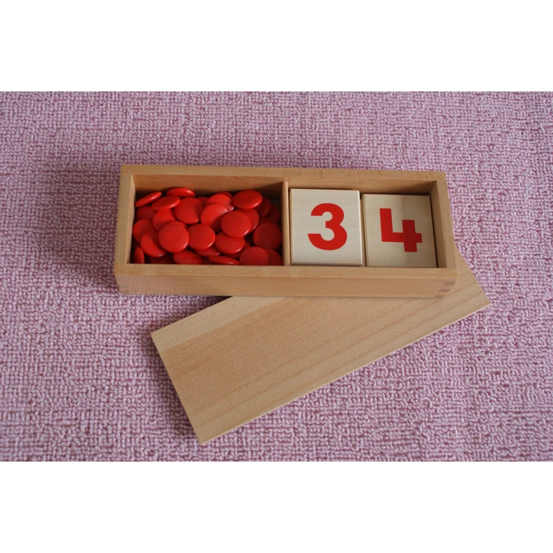Chiffres et Jetons Montessori