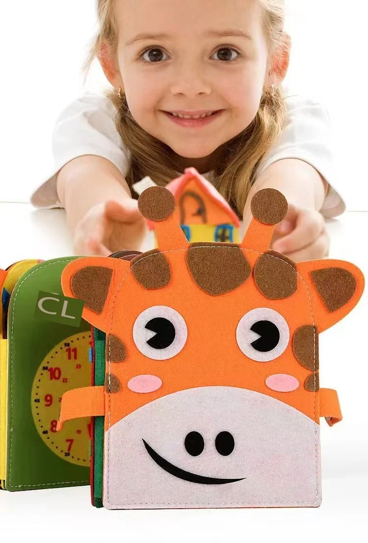 Livre d'activités feutrine Montessori