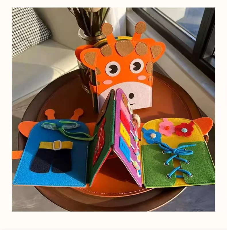 Livre d'activités feutrine Montessori