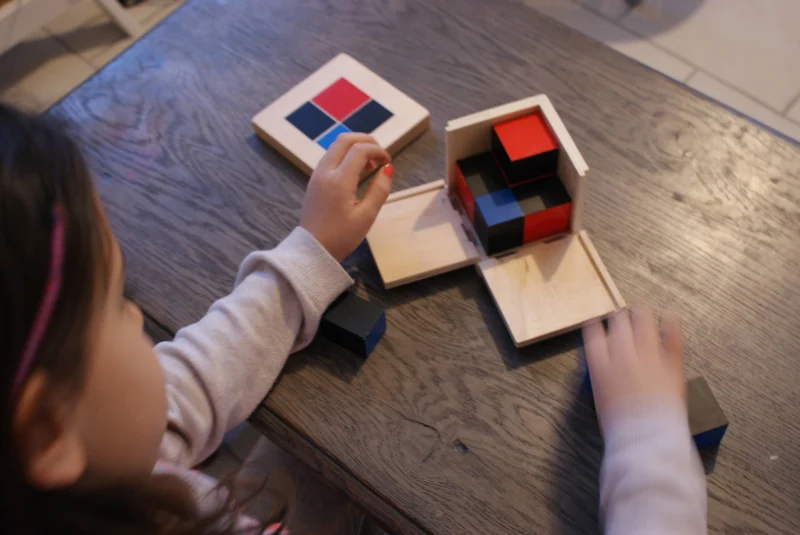 Cube du Binôme Montessori