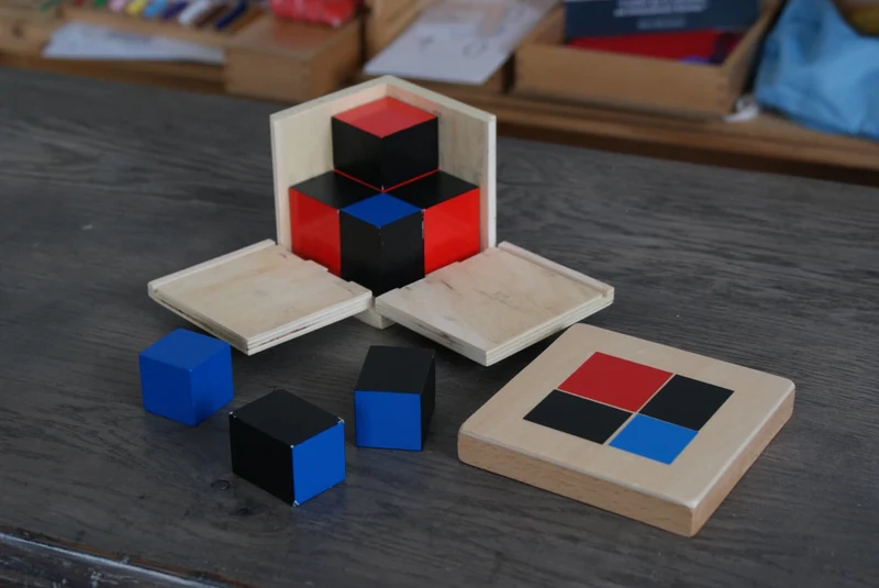 Cube du Binôme Montessori