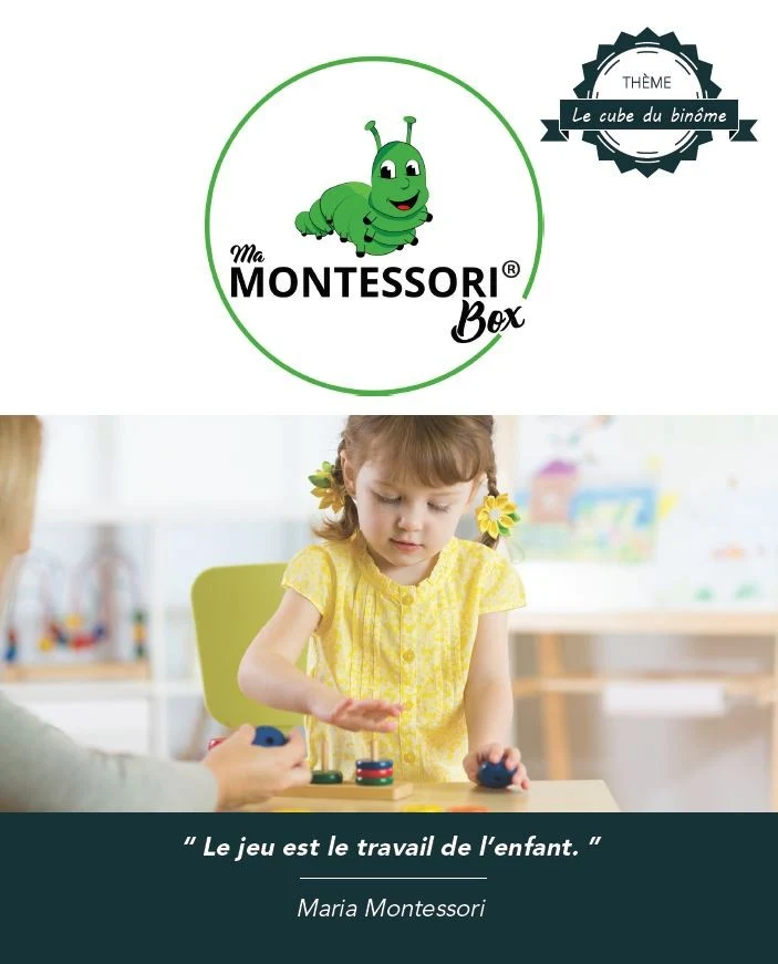 Cube du Binôme Montessori