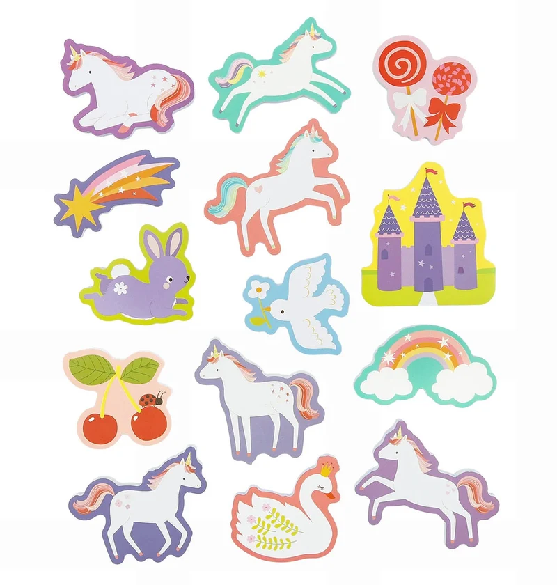 Jouets de bain en mousse – Rêves de Licorne – 14 pièces