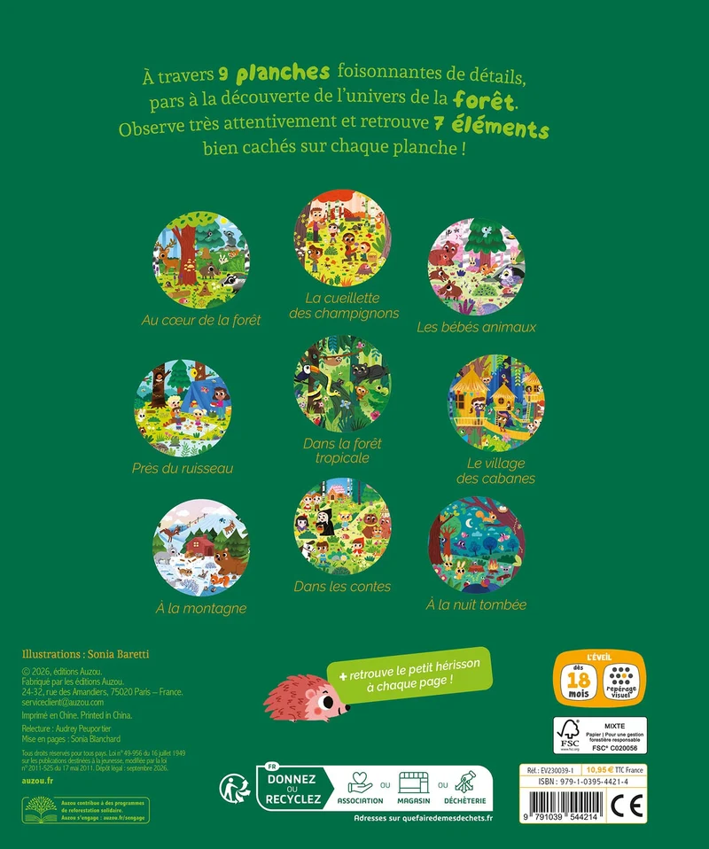Cherche et trouve des tout-petits – Dans la forêt - AUZOU