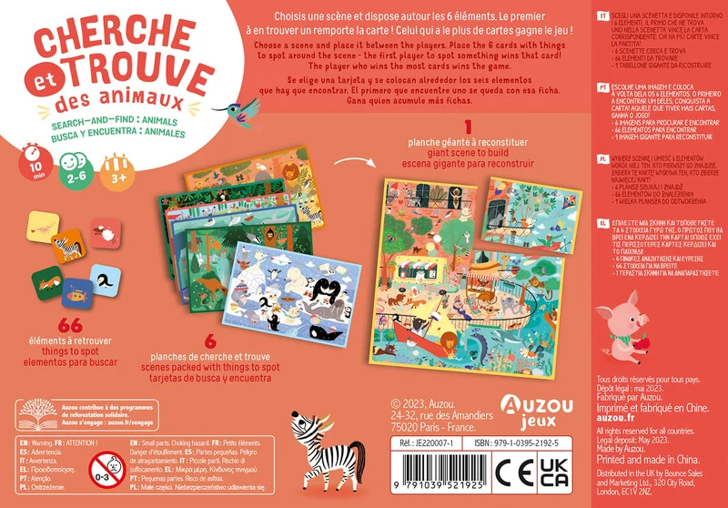 P’tit jeu – Cherche et trouve – Les animaux