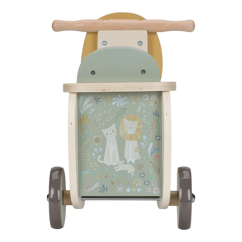 Porteur Lion Safari Friends – porteur en bois enfant