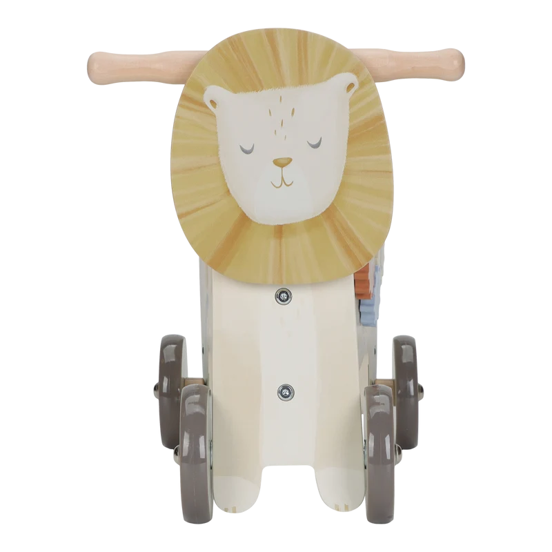 Porteur Lion Safari Friends – porteur en bois enfant