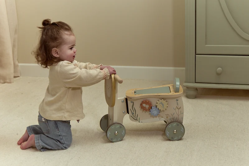 Porteur Lion Safari Friends – porteur en bois enfant