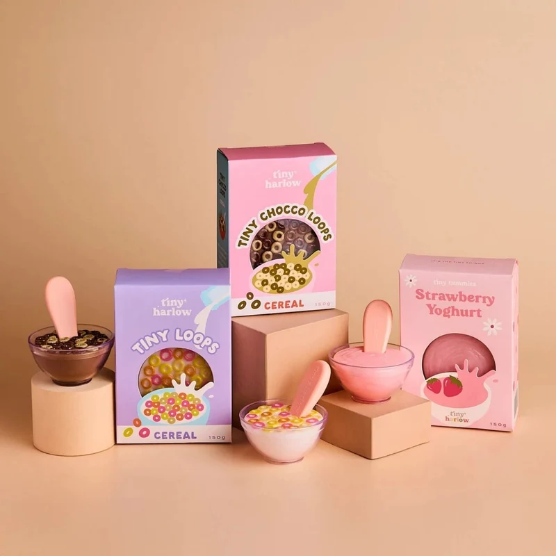 Tiny Harlow – Bol de céréales au chocolat pour poupée