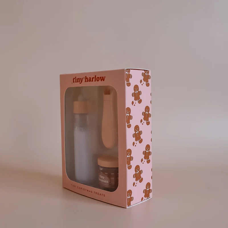 Box Noël biberon et petit pot pain d’épice – Tiny Harlow