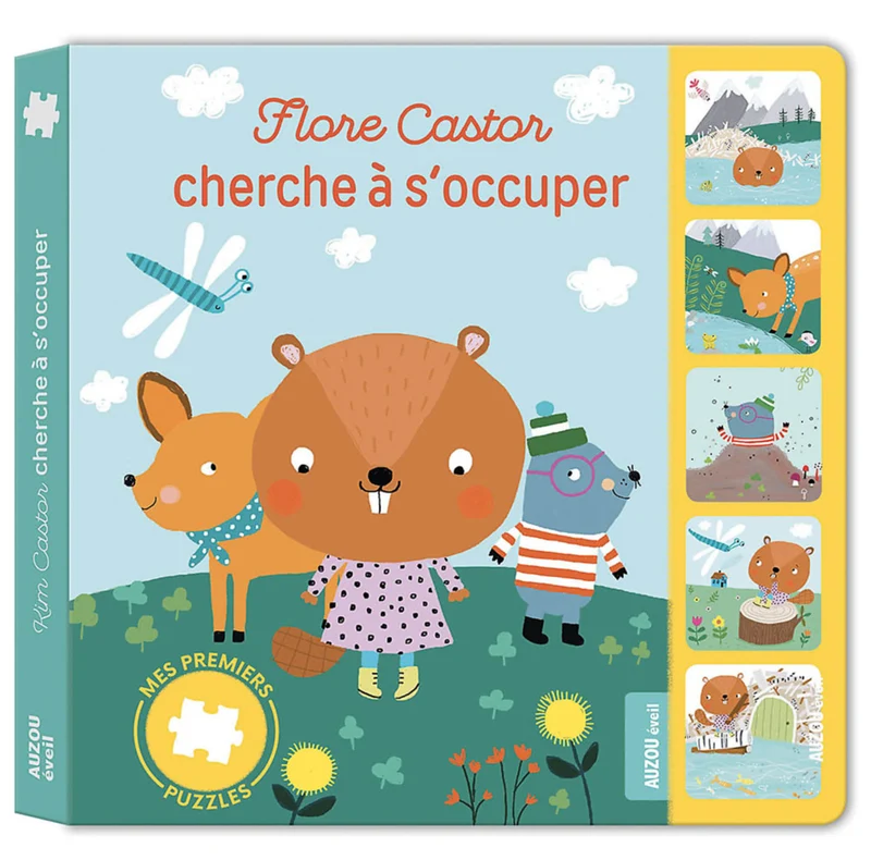 Mes premiers puzzles – Flore Castor cherche à s’occuper – Dès 2 ans