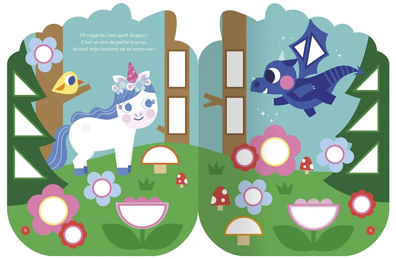 Gommettes formes – L’aventure de Petite Licorne – Dès 3 ans