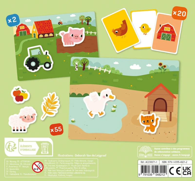Mon petit coffret aimanté – La ferme – Dès 3 ans