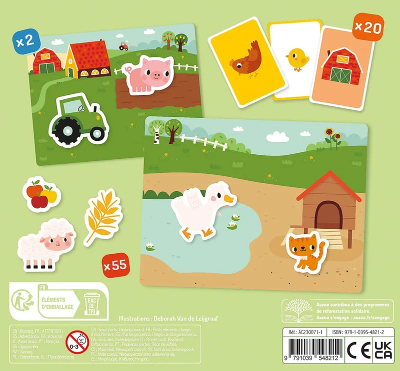 Mon petit coffret aimanté – La ferme – Dès 3 ans
