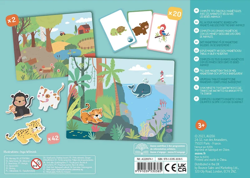 Les bébés animaux – Mon petit coffret aimanté – Dès 3 ans