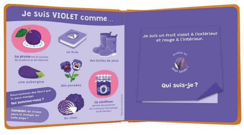 Mon livre des odeurs et des couleurs – L’Automne – Livre sensoriel dès 3 ans