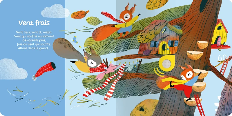 Mes comptines d’automne – Livre sonore dès 1 an