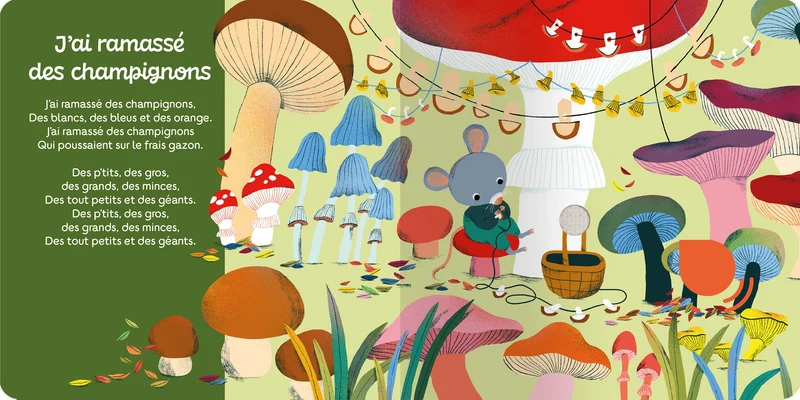 Mes comptines d’automne – Livre sonore dès 1 an