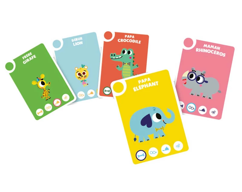 Mon premier jeu de 5 familles – Jeu de cartes dès 3 ans