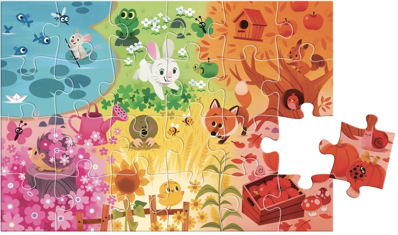 Puzzle Cherche et Trouve des tout-petits – Les couleurs – 24 pièces