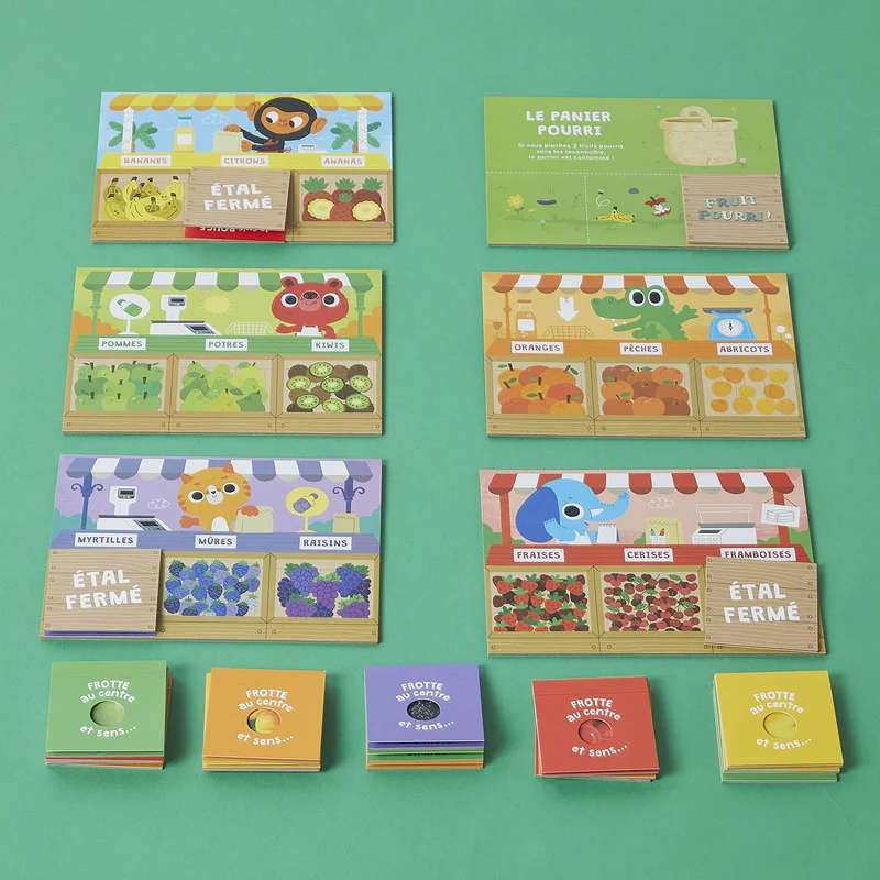 Mon premier jeu des odeurs et des couleurs – Jeu sensoriel dès 3 ans