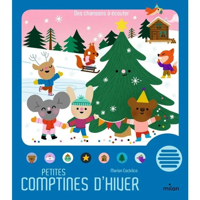 Petites Comptines d’Hiver – Livre sonore pour bébé dès 1 an - Livre