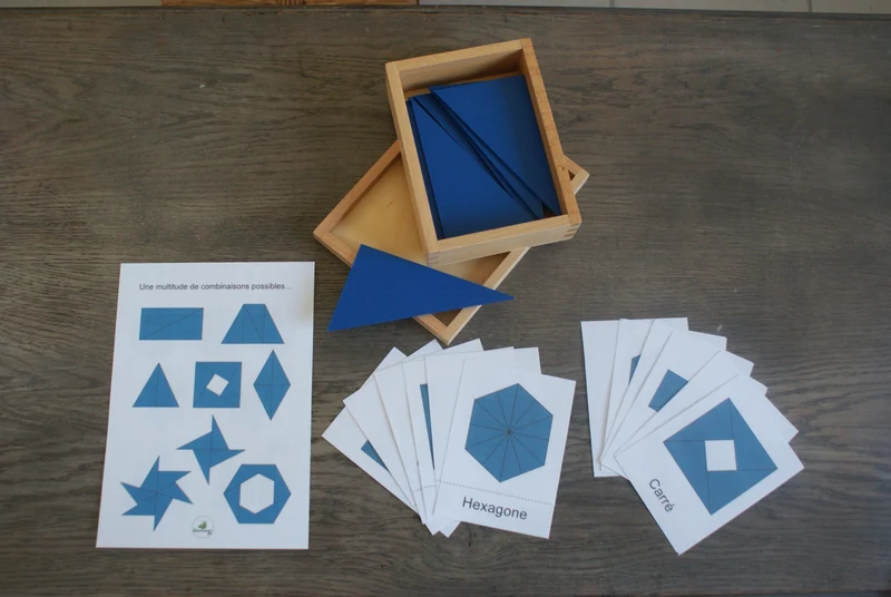 Triangles constructeurs Montessori