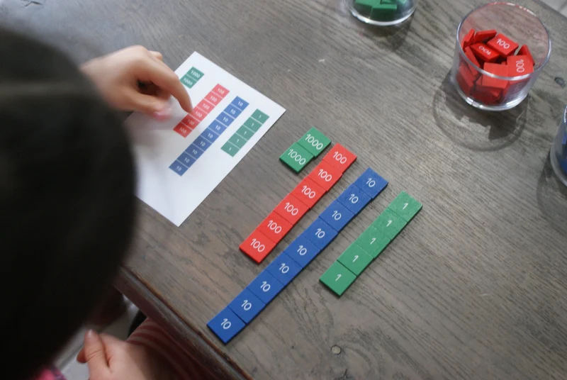Timbres Mathématiques Montessori