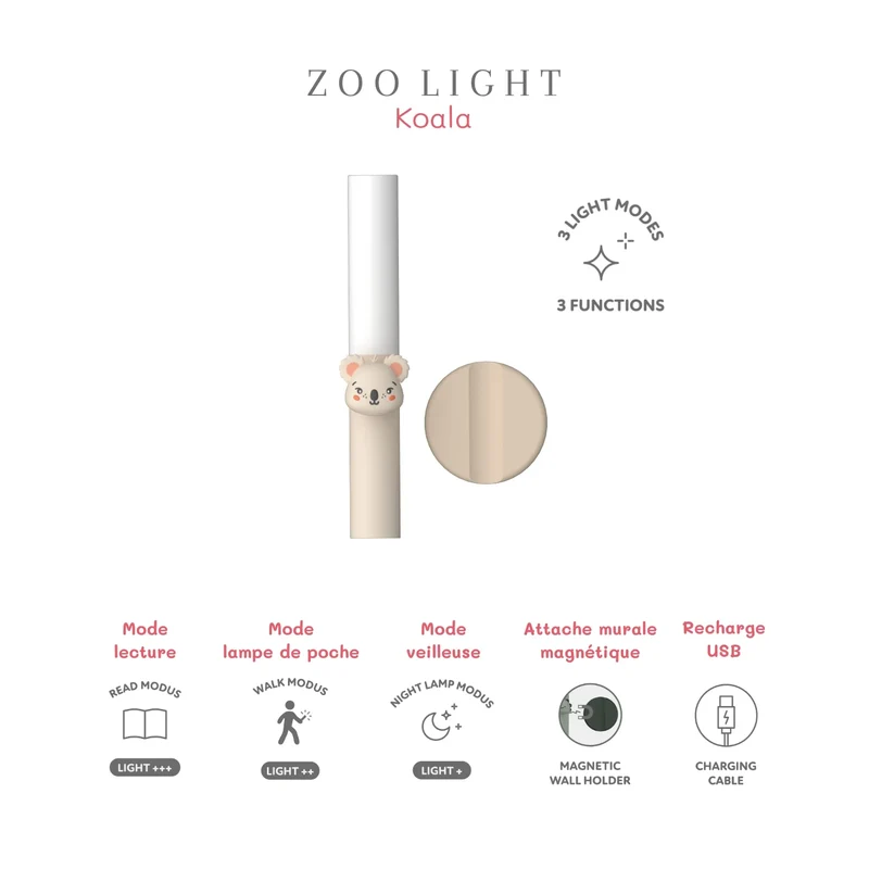 Lampe veilleuse enfant Zoo Light – Koala – The Zoofamily