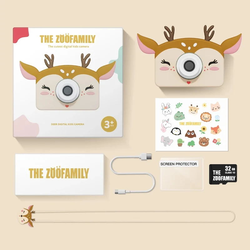 Appareil photo enfant Les Amis du Zoo – Cerf – The Zoofamily – Dès 3 ans