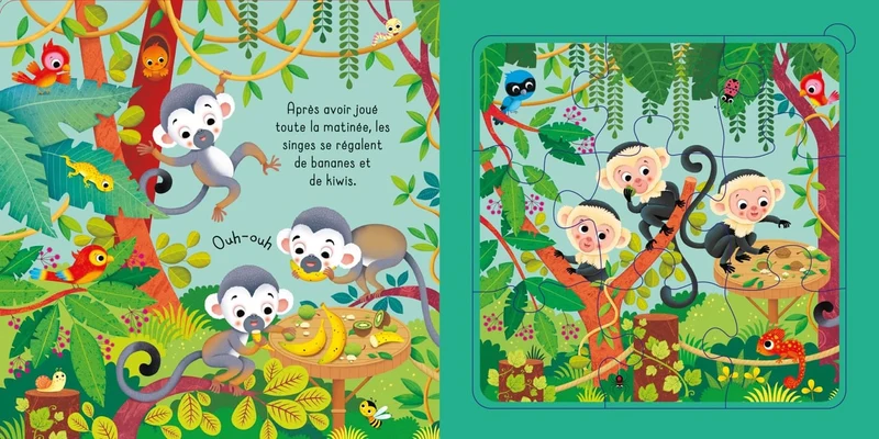 Au Zoo – Mon livre puzzle – Dès 2 ans
