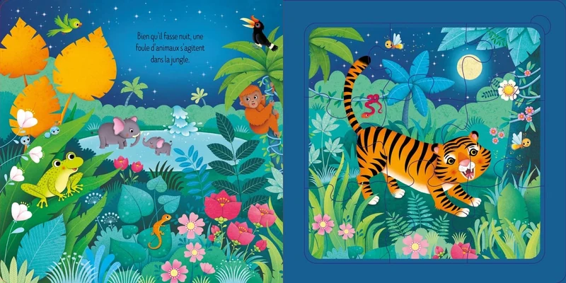 La Jungle – Mon livre puzzle – Dès 2 ans