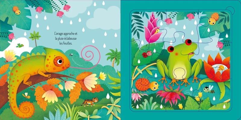 La Jungle – Mon livre puzzle – Dès 2 ans