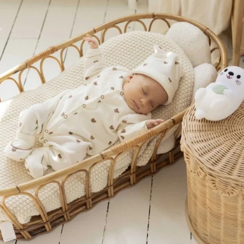Kit naissance 6 pièces « Ours Moka » – Première tenue bébé – 1 mois