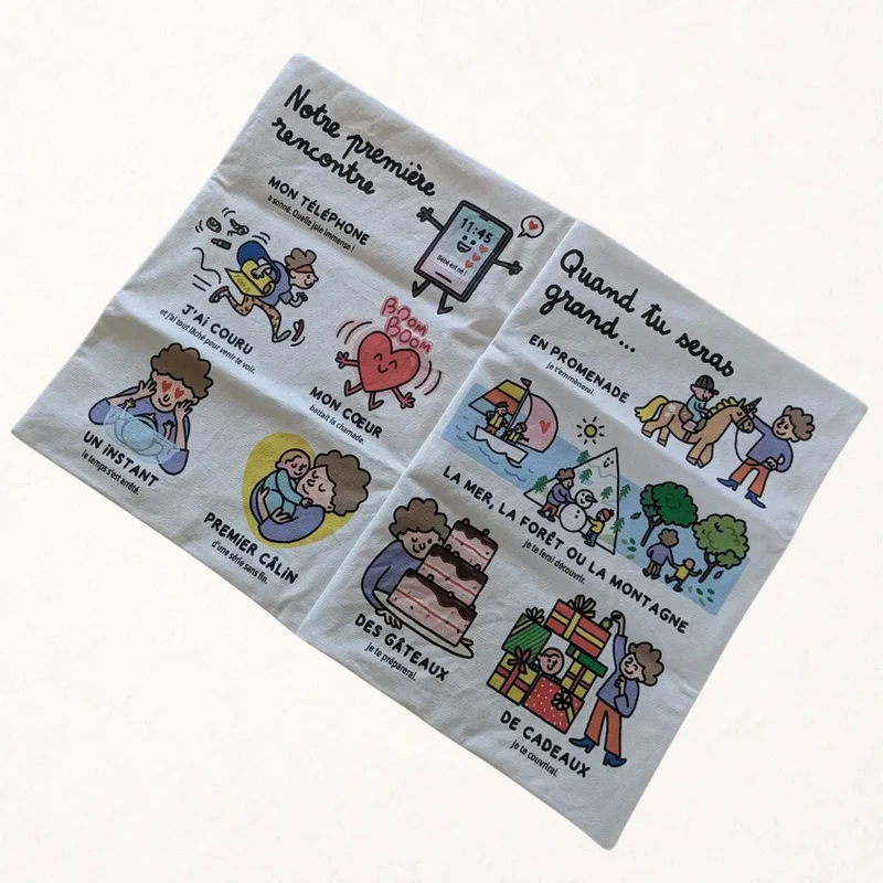 La Gazette des Bébés « Une Mamie pour la Vie » – Livre d’éveil en tissu