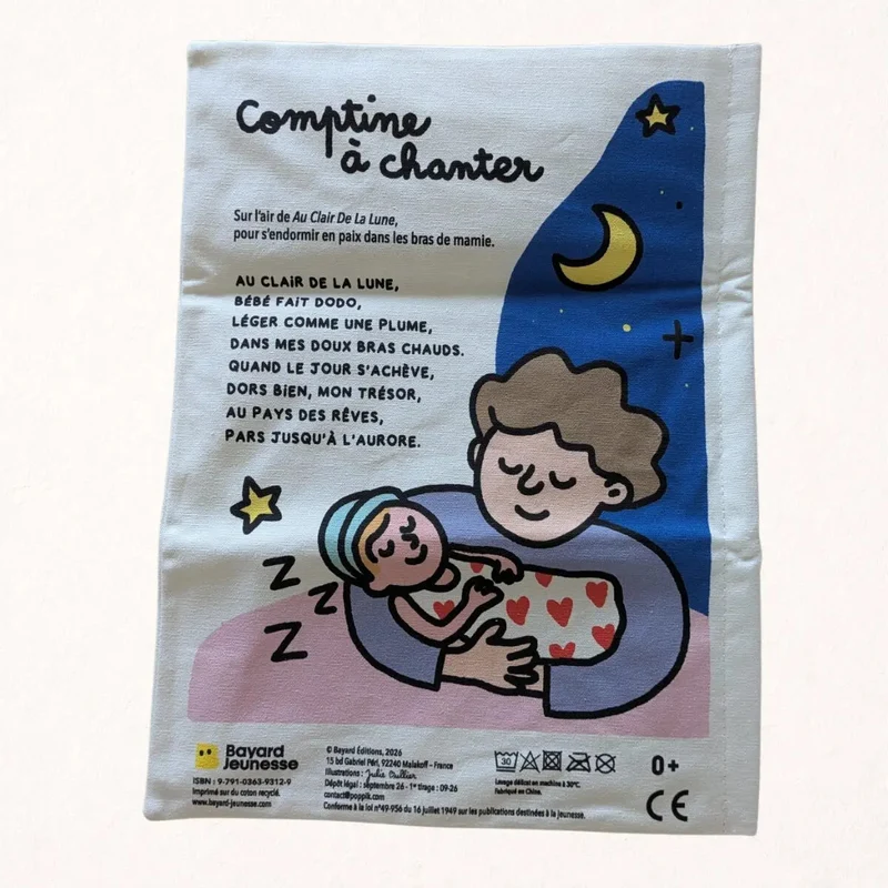 La Gazette des Bébés « Une Mamie pour la Vie » – Livre d’éveil en tissu