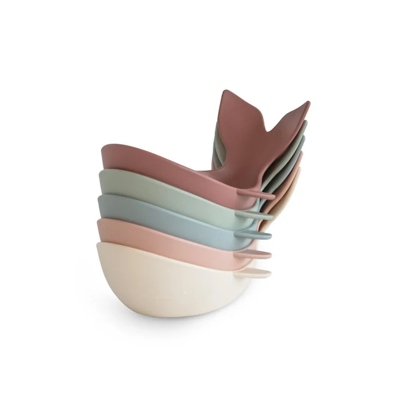 Whale Bath Stackers Mushie – 5 baleines pour le bain – Dès 10 mois - original