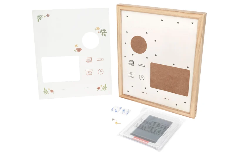 Cadre maternité – Souvenirs de naissance & empreintes de bébé