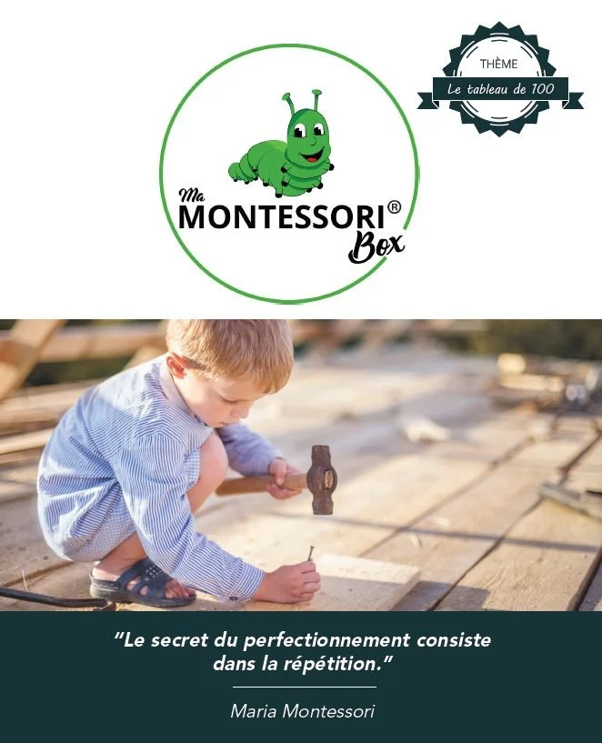 Tableau de 100 Montessori