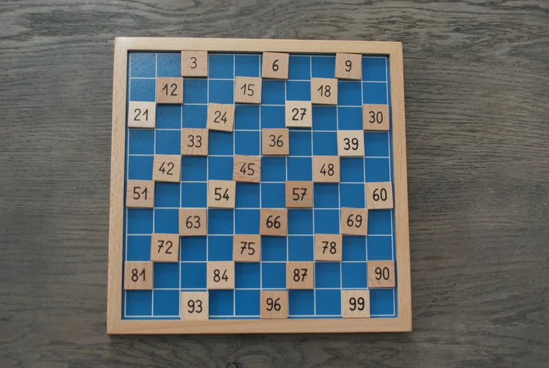 Tableau de 100 Montessori