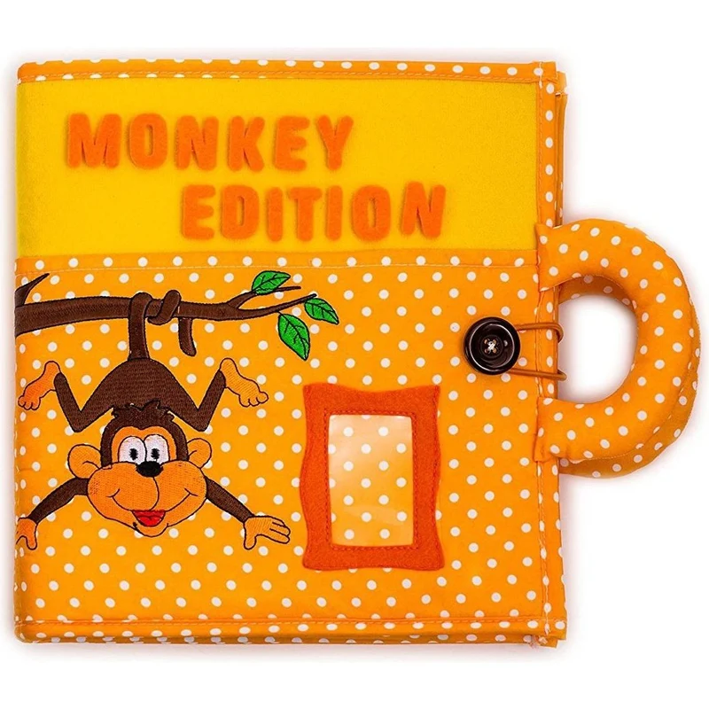 Livre d'éveil et activités Montessori - Singe