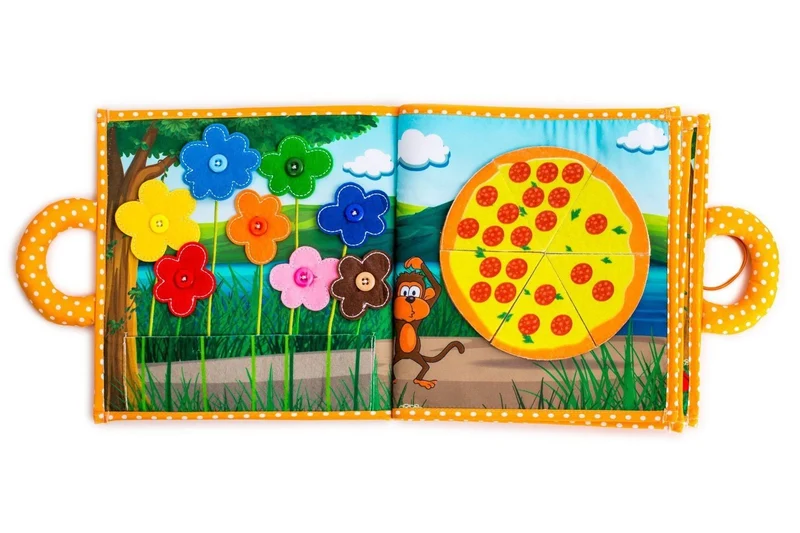 Livre d'éveil et activités Montessori - Singe