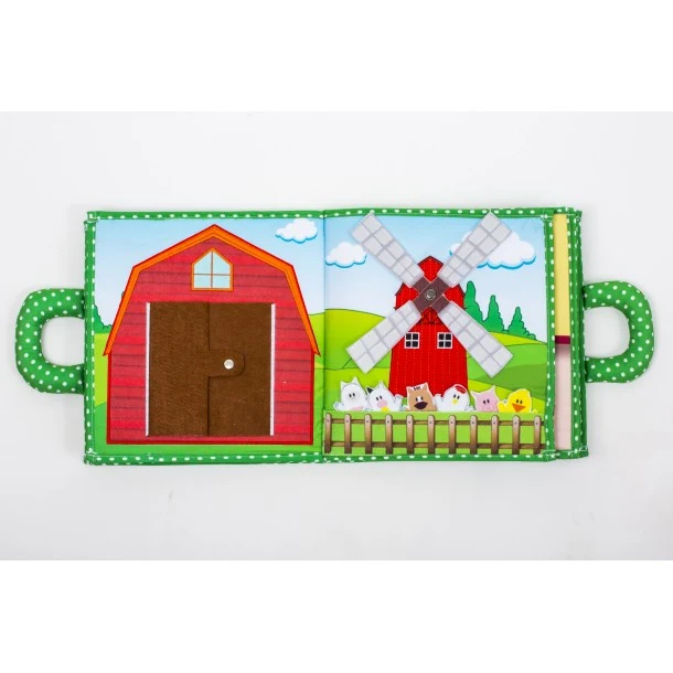 Livre d'éveil et activités Montessori - Lapin