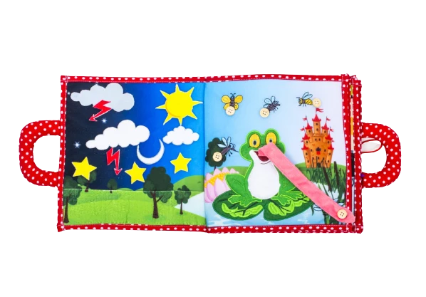 Livre d'éveil et activités Montessori - Fille