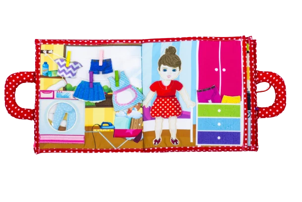 Livre d'éveil et activités Montessori - Fille