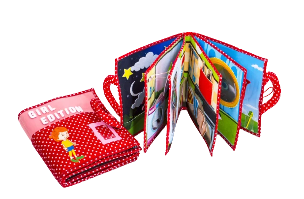 Livre d'éveil et activités Montessori - Fille
